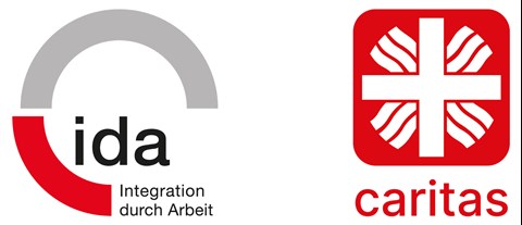 Doppellogo BAG IDA Caritas